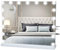 LIANWANG Schminkspiegel mit Beleuchtung, Spiegel mit 17 LED Dimmbare Licht und 3 Farbtemperatur, Hollywood Mirror Einstellbare Helligkeit mit Touch Steuerung, 60x52cm