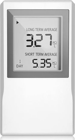 Radon Detector, Radon Test for Home with Long and Short Term Radon Meter,Radon Meter for Home,Radon Monitor,Radon Detector