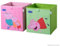 LIFENEY meets Peppa Wutz Aufbewahrungsboxen für Kinder 2er Set – Box-Set mit Peppa Pig Motiven zur Aufbewahrung von Spielzeug – 33 x 33 x 33 cm passend für klassische Würfelregale