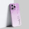 EKAM Personalised Phone Case for iPhone 12 - Marble Glitter Fully 3D Printed Fashion Stylish Custom Name With Heart Shockproof TPU Bumper back Cover (Purple, iPhone 12)