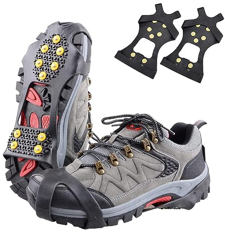 Eisstollen, Spikes Für Schuhe, Schuhkrallen, Anti Rutsch Schuhspikes, Antirutsch Schuhspikes Schuhkrallen Steigeisen, Steigeisen Grödel Für Bergschuhe, L
