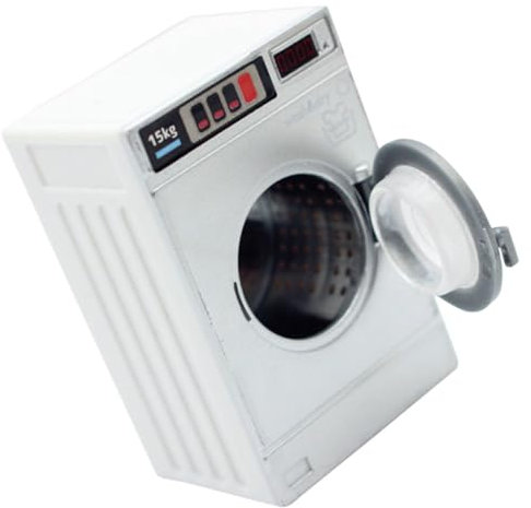 MOLUCKFU Miniatur Waschmaschine Modell Für Puppenhaus Realistische Waschmaschinen-deko Mini Möbel Zubehör Für Kreative Bastelprojekte Für Und Miniatur Landschaften Und Sammler