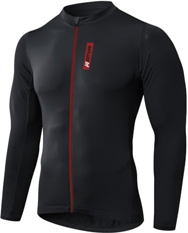 MEETWEE Herren Radtrikot Kurze/Langarm Radtrikots für Herren, Fahrradbekleidung Herren, T-Shirts für Radfahrer, Atmungsaktives Radtrikot, Schnell trocknendes Fahrradtrikot, Rennrad-Trikot