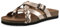 WHITE MOUNTAIN Femme Harrington Sandale Plate, Or Rose métallisé, 37.5 EU