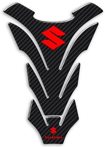 Paraserbatoio Tank Pad Adesivo Resinato 3D Protezione Serbatoio compatibile con moto SUZUKI (PS004)