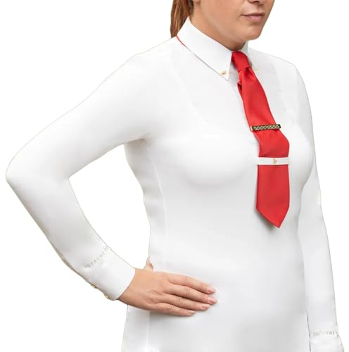 Supreme Products Womens/Ladies Champion Show Rider Quarter Zip Long-Sleeved Competition Shirt