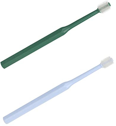PartyKindom 1 Satz Zahnbürste Haustier Hund Bürsten Bürste Für Die Zahnpflege Klein Dog Toothbrush Cat Toothbrush Plastik 2 Stück