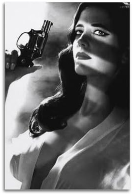 LIHAIXUAN Eva Green Sin City Poster auf Leinwand, ästhetische Bilder, Kunstdrucke für Wanddekoration, 30 x 45 cm, ungerahmter Stil