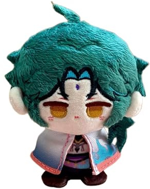 Xinnice Anime Kaveh Plush Tighnari Figur Soft Xiao Cartoon Anhänger Wanderer Keychain Backpack Dekoration Geschenke 12CM