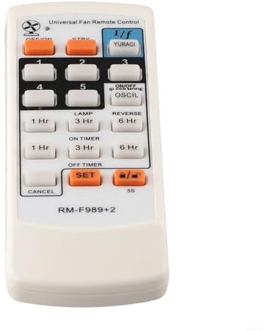 Eawfgtuw Telecomando di ricambio per ventilatori elettrici, per vari modelli di ventilatori, a risparmio energetico