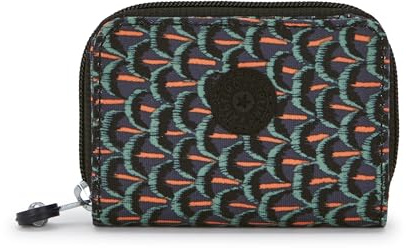 Kipling Tops Small Wallet, Geo Feather (Black)
