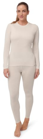 DANISH ENDURANCE Merino Funktionsunterwäsche Set Damen, 180 g/m² | Merino Thermounterwäsche Set, Warm, Weich & Atmungsaktiv, für Skifahren, Wandern & kalte Tage