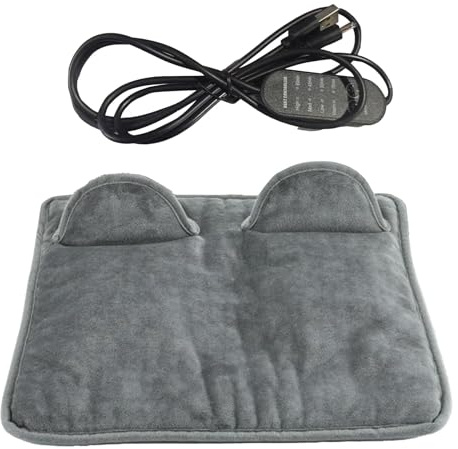 Chauffe-pieds - 4 niveaux électrique USB rechargeable pour l'hiver - Repose-pieds chauffant - Pour bureau, lit, bureau, repos, voiture, camion, chambre