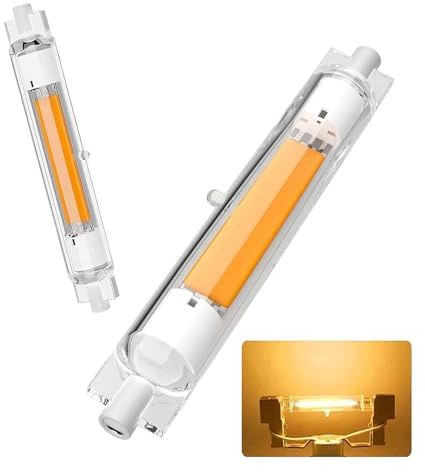 Hsientpe R7S LED 118mm, 30W R7S LED Dimmbar Lampen Ersatz für J118mm 300W Halogenstab, Warmweiß 3000K 3000LM, Kein Flackern, 360°Abstrahlwinkel, 2PCS