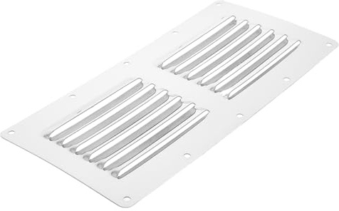 Uonlytech Lüftungsabdeckung aus Edelstahl für Grill und Feuerstelle Rechteckige Korrosionsbeständige Lüftungsplatte für Außenküche mit Geringer Wartung