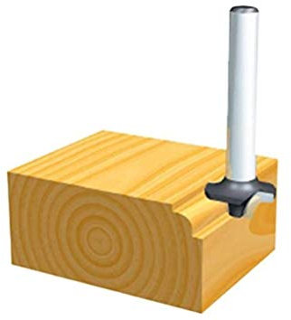 Makita D-09357 - Fresa para redondeado sin rodamiento