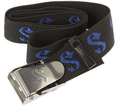 SCUBAPRO Nylongürtel mit Edelstahlschnalle, Schwarz, Einheitsgröße