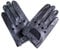 Jasmine Silk Mens Luxury Genuine Lambskin Leather driving Gloves BLACK (Medium (8.5-9.5 inches))