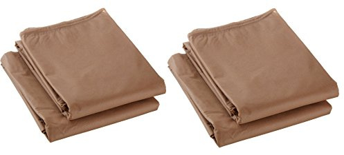 Filmer 4 Stück Wintervlies-Schutzhaube, 120 x180 cm, mit Kordelzug,(4X 120 x180 cm)
