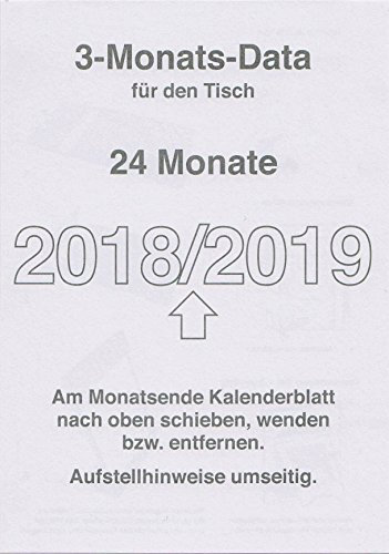 3-Monatskalender Ersatzeinlagen