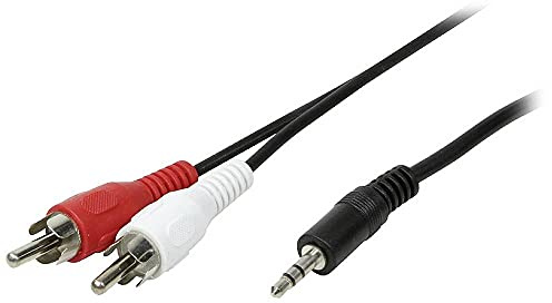 LogiLink Audiokabel 1x 3,5mm -> 2X Cinch St/St 5.00m