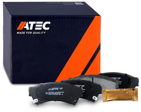 ATEC Germany Bremsbelagsatz Vorderachse, Bremsbeläge Bremsklötze vorne, 4 | Kompatibel mit: MAZDA 6 Hatchback, 6 Kombi, 6 Stufenheck