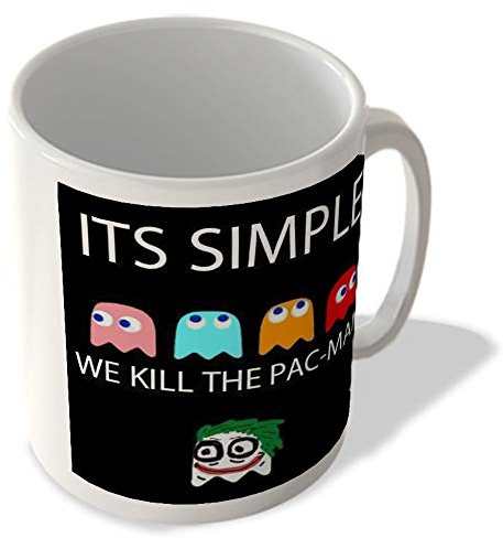 McMug - Joker - It's Simple, We Kill The Pac- Man! When He's A Ruler - Mug, Ceramic, 11fl.oz.