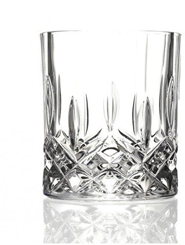 Lot de 6 verres à whisky Opéra Maison en cristal italien 30 cl Style rétro