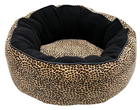 Wouapy 216821R Korb Prestige Wadding T50, Leopard für Hund