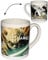 alles-meine.de GmbH Henkeltasse - Star Wars - Yoda/Jedi Krieger incl. Name - Porzellan/Keramik - Trinktasse mit Henkel/Tasse Becher - Porzellantasse Tassen für Kinder &..