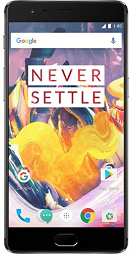 OnePlus 3T Smartphone 64GB Gunmetal A3003 [EU-Version] mit Dash Charger (6GB RAM, Snapdragon 821, USB Type-C, LTE) 5,5 Zoll