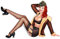 Pinup Aufkleber Army Girl Sticker Nose Art Sexy Girls ca. 15x10 cm Vintage Retro Army Flugzeug Pinups Autoaufkleber