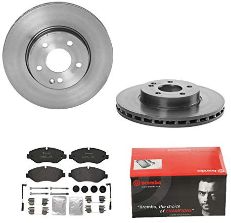BREMBO BREMSSCHEIBEN Ø300 + BREMSBELÄGE VORNE FÜR MERCEDES VIANO W639 VITO W639