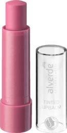 alverde NATURKOSMETIK Tinted Lipbalm Raspberry, 1 x 4,6 g