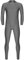 iiniim Herren Body Overall Catsuit Langarm Einteiler Ganzkörperanzug Jumpsuit Männer Unterhemd Unterwäsche M-XXL Grau M