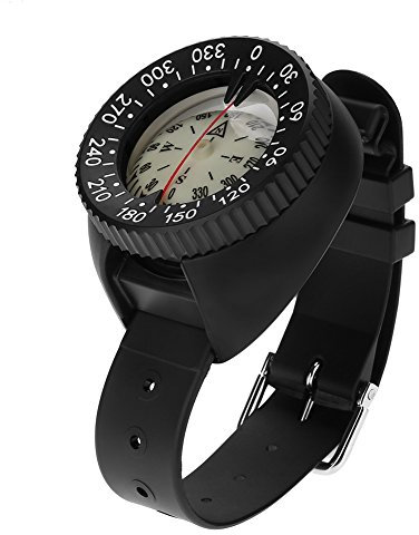 Wrist Compass, Mini Survival Watchband Underwater Wrist Mount Compass Zum Tauchen Schnorchel Kajak Kanu Wandern Reisen Camping Tauchkompass