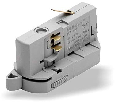 MULTI-adapter Universaladapter GA69 für 3-Phasen Stromschienen zur Leuchtenabhängung/Strahlerumbau | versch. Ausführungen. (Grau)