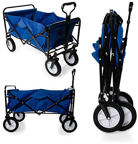 Foldable Garden Hand Cart – Heavy-Duty, Portable (Grey Digital Camo)