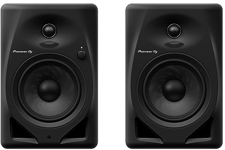 Pioneer DJ DM-50D Active 5-inch Desktop Monitor Speaker, Black