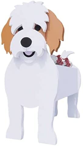 Niedlicher Pflanztopf für Hunde, kreativer Garten, Cartoon-Blumentopf, Pflanzenbehälter, Heimdekoration, Geschenk, Pflanzen sind nicht im Lieferumfang enthalten (Kava-Bär)