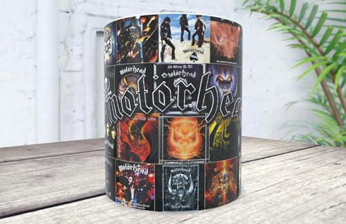 Genérico Motörhead Discs Tasse - Ideal zum Verschenken an jeden Liebhaber des guten Heavy Metals
