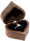 AWOCAN Ringschatulle aus Holz, handgefertigt, für Antrag, Verlobung, Hochzeit, Zeremonie, Träger, Display-Aufbewahrungsbox, Ringaufbewahrungsbox, Verlobungsgeschenk (einzeln)