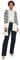 Trendyol Women's Damen GESTREIFT Lange Ärmel Entspannt Hijab Cardigan Sweater, Stone, L