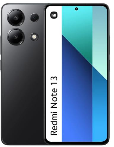 Xiaomi Redmi Note 13 4G Handy 120Hz 6.67 AMOLED Display,8+128GB Smartphone Ohne Vertrag mit Snapdragon 685 Prozessor und 108MP Triple Kamera 5000mAh Akku 33W Schnellladung(Schwarz EU Version)