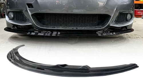 MpTuned BMW E92 E93 LCI Frontstoßstangenspoiler glänzend schwarz für 3er Coupe cabriolet LCI 2010 2011 2012 2013