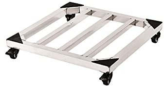 Lenkrollen, drehbar, Gerätewagen für Kühlschränke, mit Rollen, Waschtrockner, Sockel, Rahmenlänge/-breite 30–60 cm, zur Auswahl stehen Bodenschalen für Herde, Kühlschränke, Waschmaschinen, H