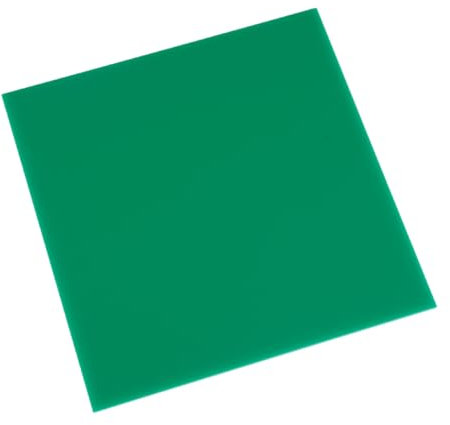 Acrylplatten, 10 Stück, 297 x 210 mm, farbige Platten, 3 mm, mit Klebefolie für Kunstprojekte, Bastelmalerei, grün