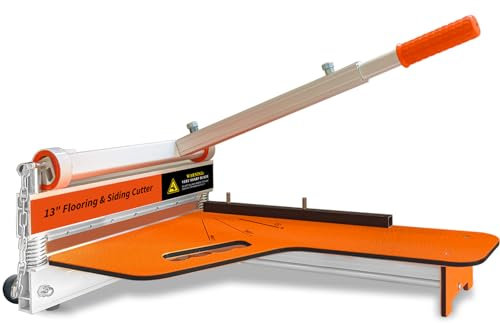 Taglierina per laminato,Tagliatore laminato 330mm con ruote - angolo e lunghezza di taglio in un solo passo, utensili per pavimenti - taglio di laminati in vinile, legno tecnico, LVP/T, VCT, SPC, WPC