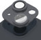 Lot de 2 protections d'appareil photo en verre trempé avec anneau en métal - Compatible avec iPhone 15 6,1/15 Plus 6,7 - Avec anneau en métal - Conçu pour adaptateur MagSafe pour fixation magnétique