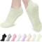 8 Paar Yoga Socken, Antirutschsocken Damen Socken mit Noppen Abs Socken Rutschfeste Socken Pilates Socken Damen Stoppersocken für Damen Pilates Yoga Barre Tanz Ballett Fitness Krankenhaus 36-40